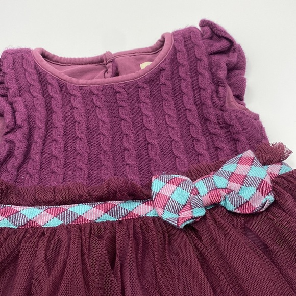 Matilda Jane Burgundy Dress 6-12m - Picture 2 of 6
